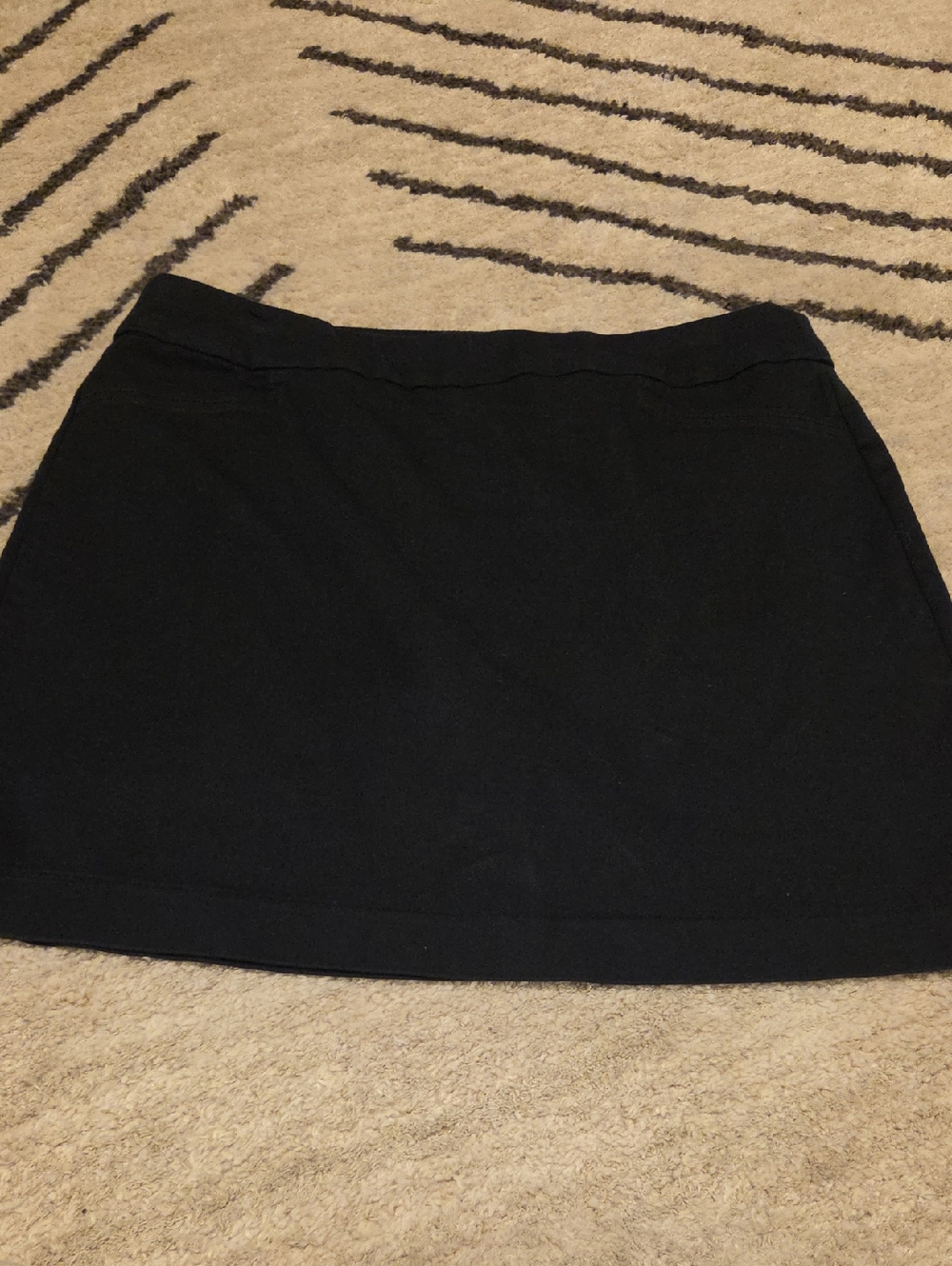 Croft & barrow Black Mini Skort — Classic A-Line